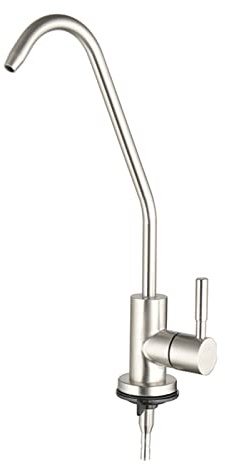 OWOHYG Robinet d'eau Potable Robinet filtrant pour évier de Cuisine Robinet d'eau Potable avec Levier Poussoir, brossé C (brossé D)
