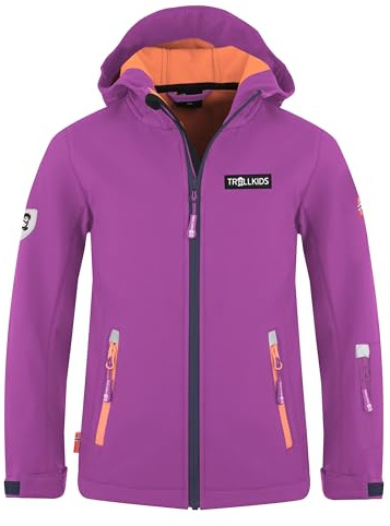 Trollkids Girls Oslofjord Jacket 152, Mallow pink