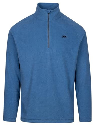 Trespass Mens Keynote 1/2 Zip Fleece Jacket - Harbour Blue - L