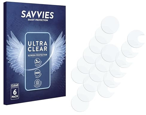 Savvies 6 Stück Schutzfolie für ZTE Blade V60 Vita (NUR Kameraschutz) Displayschutz-Folie Ultra-Transparent