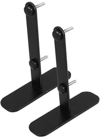 Sosoport 2 Stück Teiliges Desktop Pegboard Ständer aus Robustem Carbonstahl Multifunktional für Gaming Desk Zubehör Kopfhörerhalter und Sichtschutz Einfache Montage Design für Büro und