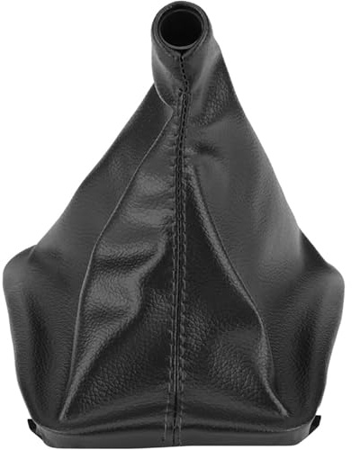 Qikaide Schaltsack Abdeckung Schwarz PU Leder für BMW E30 E34 E36 E46 Z3 Schaltgetriebe Staubschutz Ersatz