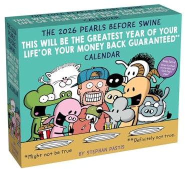 Pearls before Swine – Perlen for die Säue – 365 Days of Inspiration – Kalender 2026: Original Andrews McMeel-Tagesabreißkalender [Kalendar]