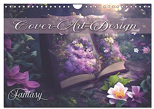 Buch-Cover-Art Fantasy (Wandkalender 2026 DIN A4 quer), CALVENDO Monatskalender: Magische und bildgewaltige Fantasybilder, dargestellt als Buchcover. (CALVENDO Natur)