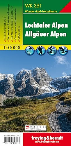 WK 351 Lechtaler Alpen - Allgäuer Alpen, Wanderkarte 1:50.000: Freizeitinformationen, Top Wander- & Weitwanderwege, Top Mountainbike- & Radtouren, ... & berndt Wander-Rad-Freizeitkarten, Band 351)