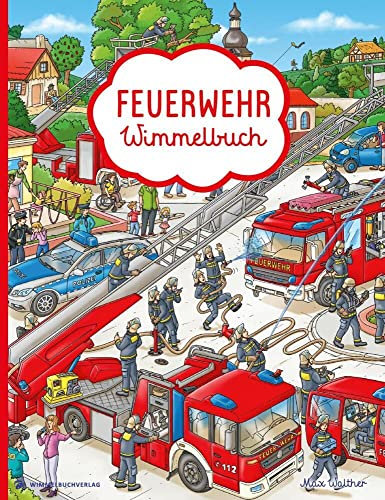 Feuerwehr Wimmelbuch Pocket: Pocket Version - Kinderbücher ab 2 Jahre - Bilderbuch