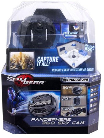 SPY GEAR Panosphere - Cámara espía de 360 grados