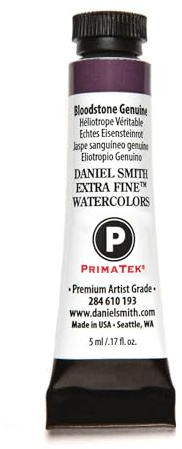 Daniel Smith Extra Fine Watercolor Paint, 5ml Tube, Bloodstone Genuine, 284610193, 0.17 Fl Oz (Pack of 1)