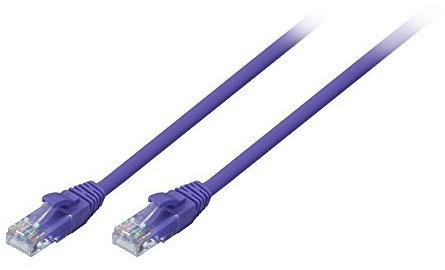 LINDY 5m Cat.6 U/UTP Ethernet Cable, Purple