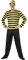 Smiffys Kostüm Where's Wally Odlaw, Schwarz und Gelb, mit Oberteil, Hose, Hut, Schnurrbart und Brille