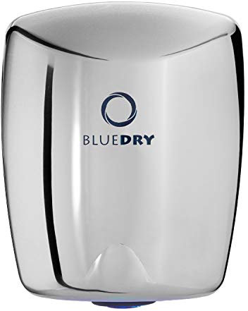 BLUEDRY Jet Hand Dryer | High Speed, Energy Efficient, Compact Electric Hand Dryer (Chrome)