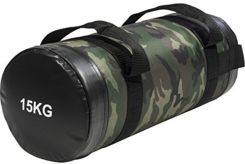 GORILLA SPORTS Fitness Sandbag Training Fitnessbag Powerbag Gewicht Sandsack Camouflage 5-15 kg Farbe 15 KG
