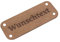 SnapPap Labels zum Einnähen mit Wunschgravur I Aufnäher Patches lederoptik I 100% vegane Etiketten personalisiert 50 x 20mm ab 10 Stück I individuell konfigurierbar