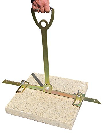 ViD® PREMIUM Plattenheber - Rückenfreundlich durch extra langen Griff - 30 bis 62cm - Tragkraft bis zu 70 kg - Made in Germany