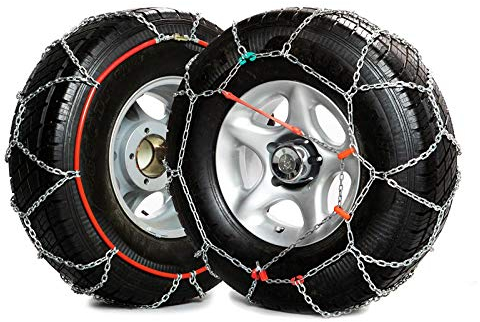 SNOVIT 4 x 4 NEO Größe 470 Schneekette, Metall, 13 mm, 4 x 4 und SUV. TÜV- und ÖNORM-Zulassung EN16662-1, Set 2 Stück