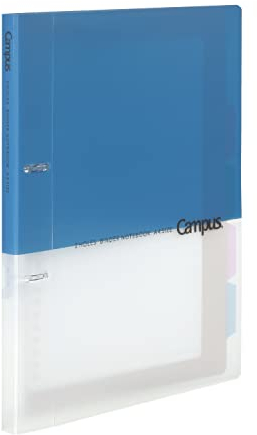 Kokuyo Campus Schnellhefter A4, 2 Löcher, bis zu 100 Blatt, blau, Japan Import (RU-PP158B)