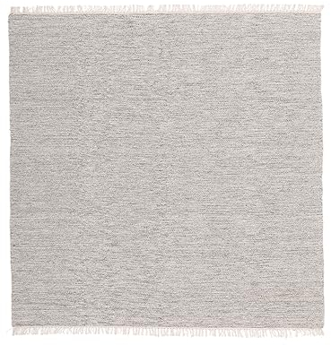 RugVista Melange, Teppich, Kelim Modern, 250 x cm, Quadratisch, Mittlerer Stapel, Wohnzimmer, Esszimmer, Schlafzimmer, Nur chemische Reinigung, Care & Fair Zertifiziert, Grau