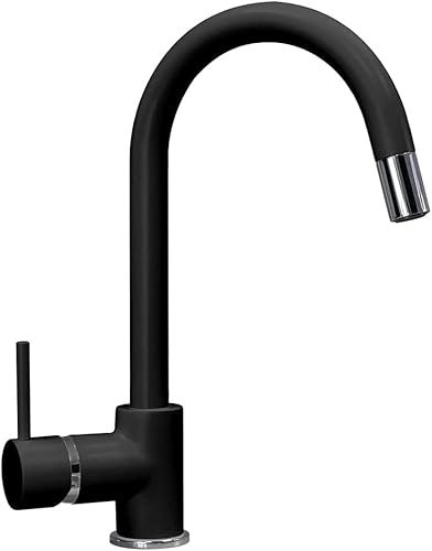 Miscelatore monocomando PUNTOBPEX UG 70 NERO MATT con doccetta estraibile (UG 70 NERO MATT)