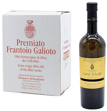 Olio Extra Vergine di Oliva Monocultivar Biancolilla Castel di Lego 750 ml x 6