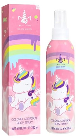 Unicorn Kids Perfume for Girls 200ml – Natural Vegan Eau de Cologne Body Spray, Dermatologically Tested Children’s Fragrance Gift for Girls
