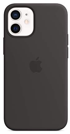 Apple Silicone Case with MagSafe (for iPhone 12 mini) - Black - 5.4 inches