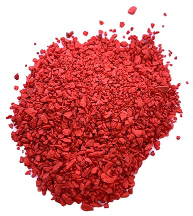 Decorative Stones Fine Gravel Chippings RED 5kg Fish Tank Aquarium Stone Colour Natural Decoration Plant Pots Topper