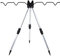 Tripode Surfcasting, Supporto Telescopico per Canne da Pesca Poggia Canne Da Pesca Supporto Canna Da Pesca Treppiede Pieghevole per Esterni per mare spiaggia riva molo attrezzatura