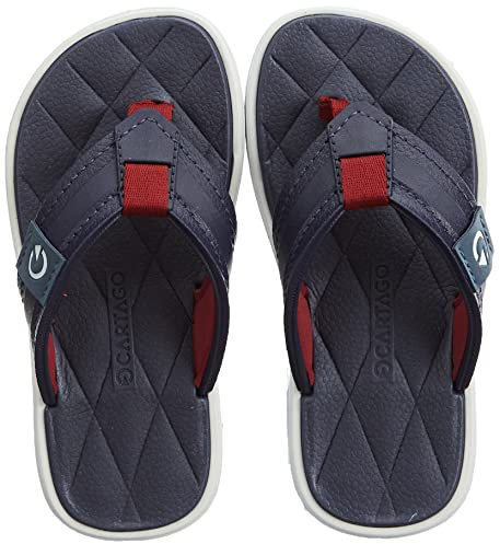 Cartago 11359 Zehentrenner, White/Blue/RED, 32 EU