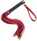 GSDGV Cravache d'équitation avec poignée souple en similicuir - Accessoire d'apprentissage de costume (rouge)