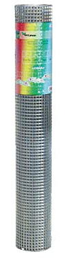 Malla Electrosoldada Ligera Galvanizada 19x19 Alto 100 cm. Rollo 25 Metros Uso Domestico