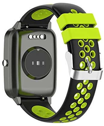 Tyogeephy Armband Kompatibel mit Willful SW021 ID205L ID205 Smartwatch Männer Frauen Ersatz Gurt Quick Release Wasserdicht Weich Silikon Armband für SW021 ID205L Smart Watch
