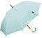 Happy Rain Paraguas con protección UV 50 automática, azul turquesa, 105 cm