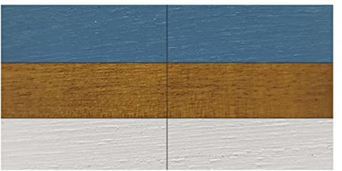 Testiera in legno per letto senza cornice - Personalizza il tuo design a 3 colori da 12 diverse trame (opzione 2)