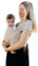 Amarsupiel | Amarsupiel BAMBOO Babytragetuch | Einfach zu bedienende elastische Babytrage | OEKOTEX Bambuszertifikat | Made in Germany