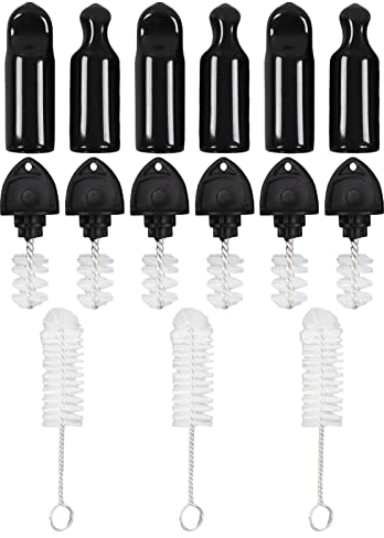 Kit de tapa de grifo de cerveza Cepillo de tapón de grifo de cerveza Cepillo de limpieza de grifo de cocina Cepillos largos de grifo Fácil extracción Juego de cepillo de grifo de cerveza Cubierta de v