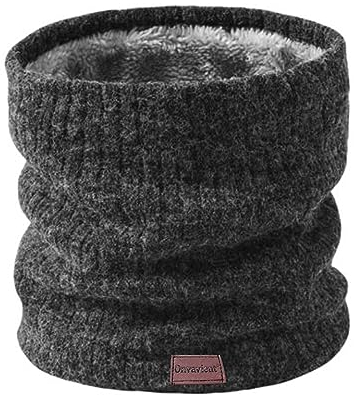 Onvavient Winter Scarf Neck Warmer Gaiter Face for Men Women Warm Fleece Ski