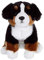 GIPSY Toys 071125 Sitting Dog 25 cm Bernese Mountain Dog Cuddly Toy for Children Available in 8 Different Models, Berner Sennenhund