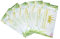 100 x Individual Sachet Wet Wipes Camping Festivals Backpacking Loo Car Travel Indivdually Packed Small Package Packaged Water Pocket Medium to Large Size Body Cleansing Hiking, Pets, Hand Face Towel
