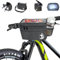 MKYRLX Lenkertasche Fahrrad, 5L Isoliertasche, lunchtasche, Kühltasche,Fahrradtasche Vorne, Fahrradkorb, Wasserdicht Handyhalterung Lenkradtasche mit Touchscreen und abnehmbar Schultergurt