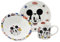 Set spuntino in ceramica in confezione regalo 3 pezzi (ciotola, piatto, tazza) di Frozen