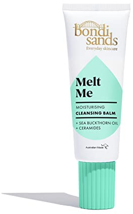 Bondi Sands Melt Me Cleansing Balm 100ml | Enriched with Ceramides | Suitable for sensitive skin | Vegan + Cruelty Free| 100ml/3.38 FL Oz | Makeup Remover, Ceramides, Sensitive Skin Support, Smooth Melting Texture