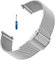 Uhrenarmband,20mm 22mm Ersatz Edelstahl Metallgitterband,Schnellverschluss Uhrenarmband Metallschraube,Smart Watch Armbänder für Herren Damen (22mm, Silber)