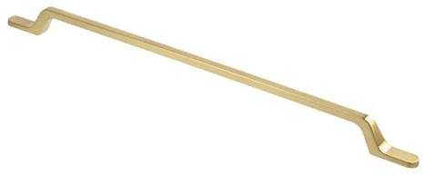 GTV - Möbelgriff FLAVIO - Griff Griffe Möbelgriffe - Bohrlochabstand 320 mm - Zamak - Goldmessing