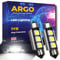 Argo 36mm 239 Festoon C5w LED Car Bulb Smd Xenon White Bright Dome Reading License Number Plate Bulb Car Interior Bulbs 272 T4W Map Lamps Rear Boot Light Footwell 12v