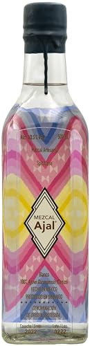 Mezcal Ajal | 100% Cenizo Agave | Artesanal - Handgefertigt in Durango, Mexiko | Leicht rauchig und mild, Perfekt für Cocktails oder zum puren Genuss | 40.5%