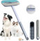 Tierhaarentferner, 4 in 1 Tierhaarentferner-Bürste für Katzenhaare und Hundehaare, Wiederverwendbare Fusselbürste für Kleidung, Teppich & Sofa