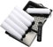 Paint Rollers and Trays Sets - 9 Pack High Density Foam Roller, 6 Inch Painting Decorating Sponge Rollers, Foam Paint Roller, Gloss Roller Set for Wall Painting Repair Decoration
