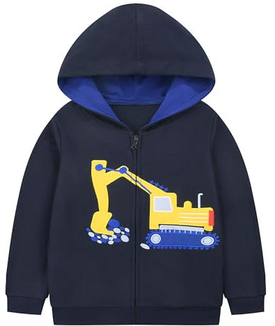 Garsumiss Giacca Ragazzini Fumetto Dinosauro Bambini Incappucciato Cappotto Cappuccio Felpa Hoodie Vestiti dei Bambini, Stile 10, 6 Anni