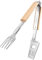 5 in 1 BBQ Grill Zubehör Edelstahl Grillbesteck (Grillwender, Grillgabel, Grillzange und Flaschenöffner, Fleischsäge) Abnehmbares Grillzange Faltbar Grillwerkzeug Küchenzange, Männer Geschenke