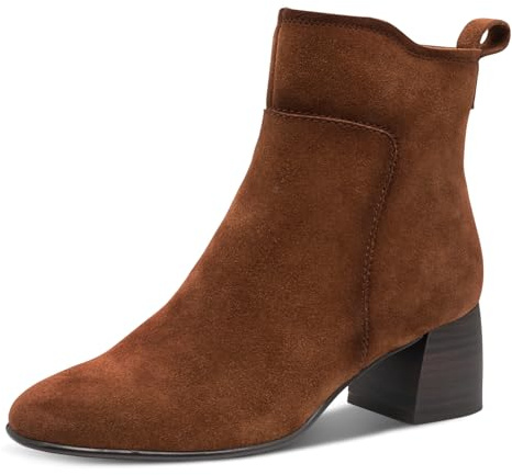 Tamaris Women's Damen Boot Heel 1-25323-45 Ankle, Muscat, 3.5 UK